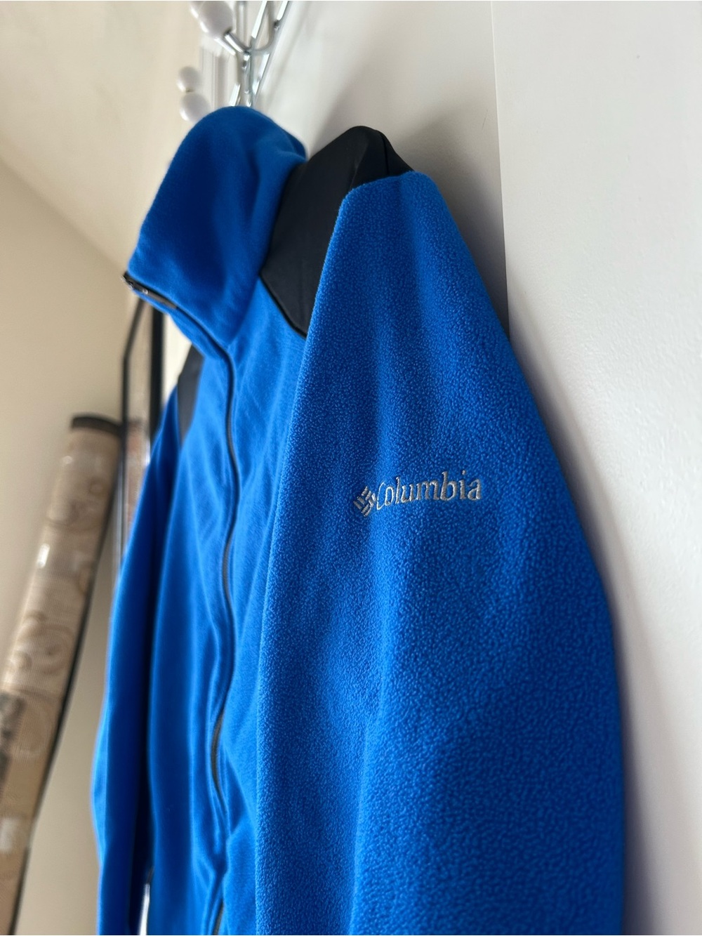 Columbia Royal Blue and black Fleece Jacket